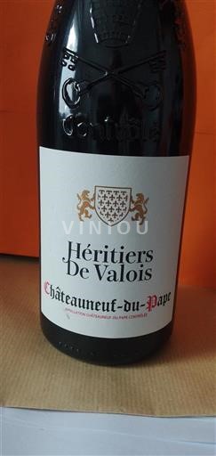 Rhônedalen Châteauneuf-du-Pape Heritiers De Valois Icke årgångsbetecknad