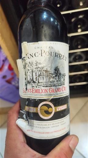 Bordeaux Saint-Émilion Grand Cru Franc Pourret 2000