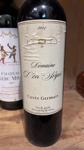 Sydväst Ospecificerad Domaine En Segur Germain 2014