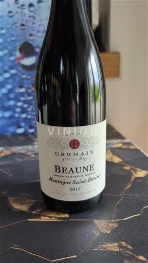 Burgundy Beaune Domaine Germain Montagne Saint-Désiré 2017