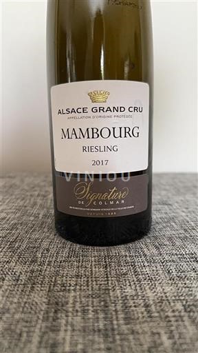 Elsass Alsace Grand Cru Grand Cru Domaine Viticole De La Ville De Colmar Signature 2017