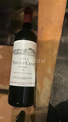Bordéus Pauillac Grand Cru Château Pontetcanet 1990
