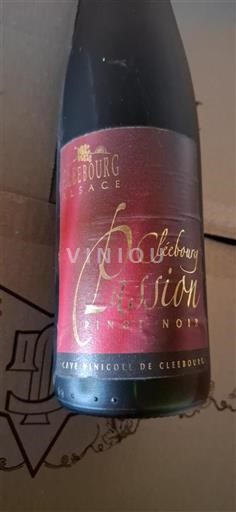 Elzas Cave Vinicole De Cleebourg Passion 2012