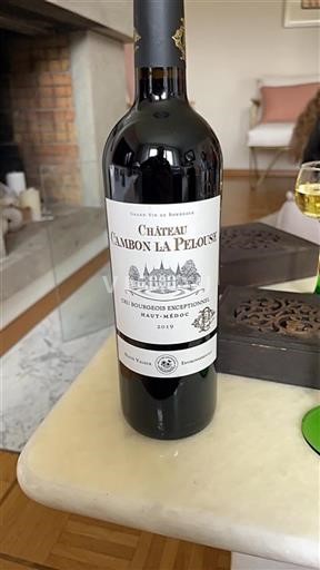 Bordeaux Haut-Médoc Cru Bourgeois Exceptionnel Château Cambon La Pelouse 2019