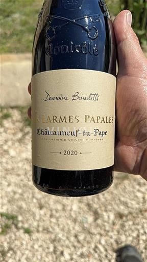 Rhônevallei Châteauneuf-du-Pape Domaine Benedetti Les Larmes Papales 2020