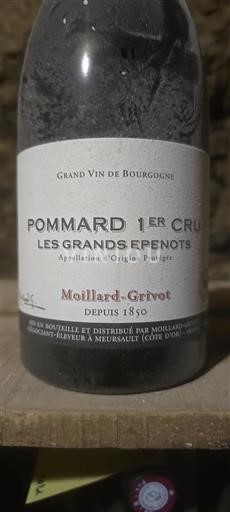 Bourgogne Pommard Premier Cru Moillardgrivot Les Grands Epenots 2017