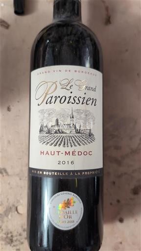 Bordeaux Haut-Médoc Le Grand Paroissien 2016