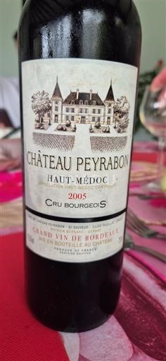 Bordeaux Haut-Médoc Cru Bourgeois Château Peyrabon 2005