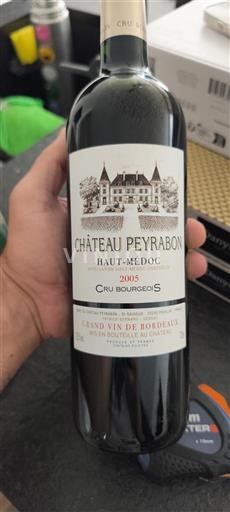 Bordeaux Haut-Médoc Cru Bourgeois Château Peyrabon 2005