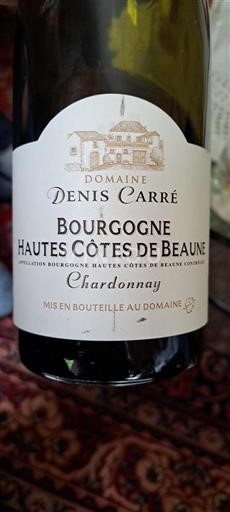 Bourgogne Domaine Denis Carré Chardonnay Non Millésimé
