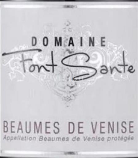 Rhône Valley Beaumes de Venise Domaine Font Sante 2017