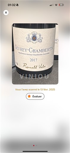 Bourgogne Gevrey-chambertin Romuald Valot 2017