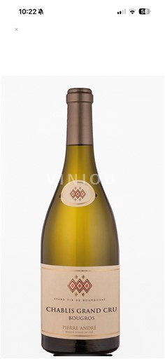 Burgund Chablis Grand Cru Grand Cru Pierre André Bourogros 2014