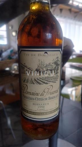 Bordeaux Premières Côtes de Bordeaux Domaine Prieurat 1990