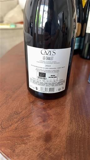 Languedoc y Rosellón Costas Catalanas Domaine Cazes Le Chalet 2022