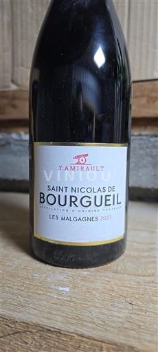 Loiren laakso Saint-Nicolas-De-Bourgueil Y. Amirault Les Malgagnes 2020