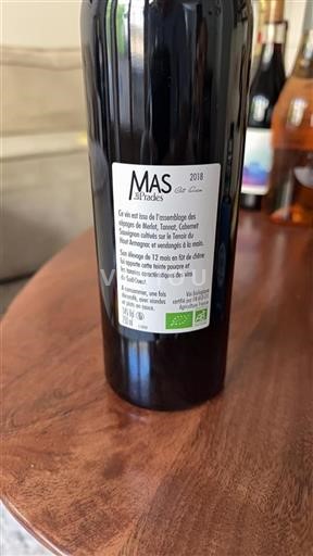 South West Côtes de Gascogne Mas Les Prades Côte Ouest 2018