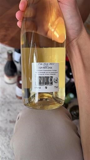Languedoc ja Roussillon Pays d'Oc Producteurs Réunis Fin Alep 2022