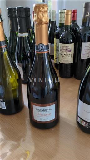 Vin Rouge extra-sec Riccadonna Non millésimé Italie Vénétie Prosecco