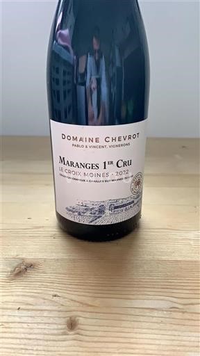 Bourgogne Premier Cru Domaine Chevrot Le Croix Moines 2022