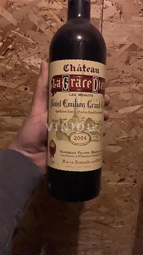 Bordeaux Saint-Émilion Grand Cru Grand Cru Château La Grâce Dieu 2004