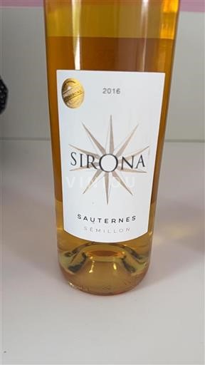 Bordeaux Sauternes Sirona 2016