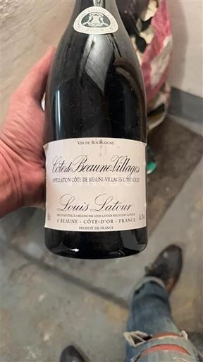 Vin Rouge sec Louis Latour 2008 France Bourgogne Côte de beaune villages