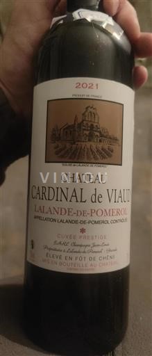 Burdeos Lalande-de-Pomerol Château Cardinal De Viaud Prestige 2021