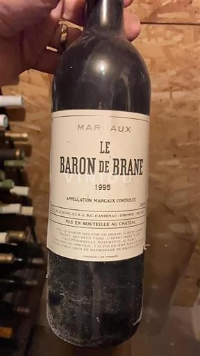 Bordeaux Margaux Baron De Brane 1995