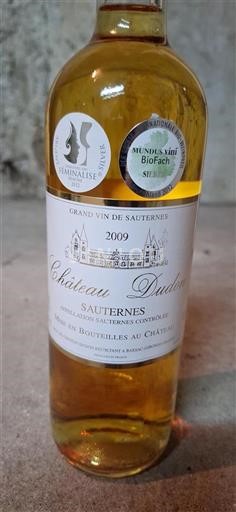 Bordeaux Sauternes Château Dudon 2009