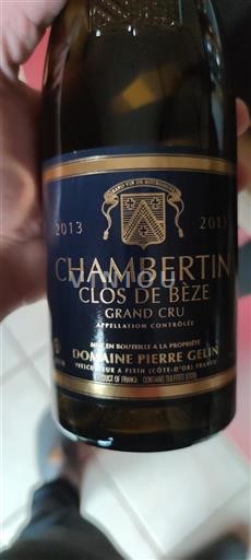 Burgundsko Chambertin Grand Cru Domaine Pierre Gelin Clos de Bèze 2013