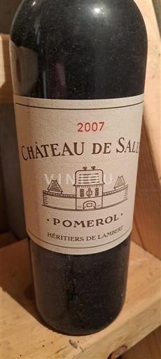 Bordeaux Pomerol Château Sales 2007