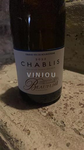 Bourgogne Chablis Beaufumé 2022