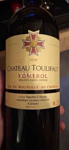 Bordeaux Pomerol Château Toulifaut 2018