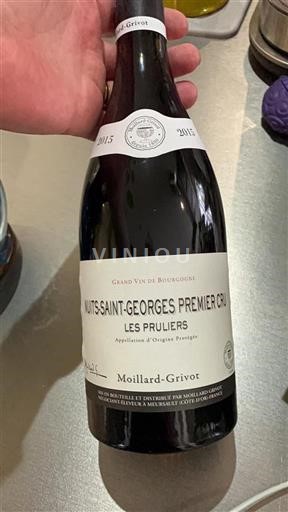 Burgundy Nuits-Saint-Georges Premier Cru Moillardgrivot Les Pruliers 2015