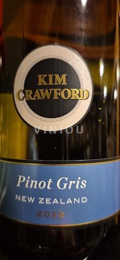 Marlborough Not Specified Kim Crawford Pinot Gris 2022