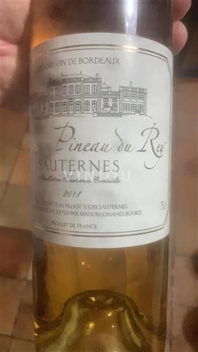 Burdeos Sauternes Château Pineau Du Rey 2018