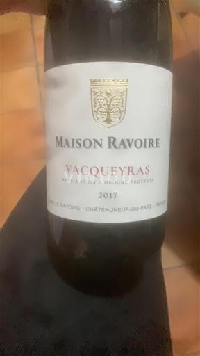 Valle del Rodano Vacqueyras Maison Ravoire 2017