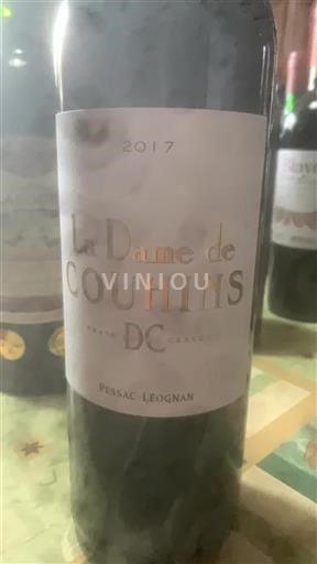 Bordéus Pessac-Léognan Château Couhins La Dame de Couhins 2017