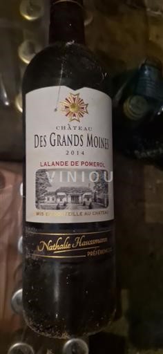 Bordéus Lalande-de-Pomerol Château Des Grands Moines Nathalie Haussmann Préférence 2014