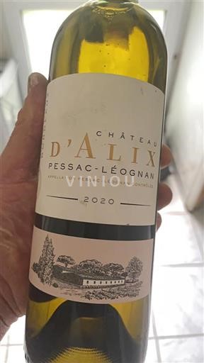 Bordeaux Pessac-Léognan Château Alix 2020
