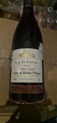 Rhônedalen Côtes-du-Rhône-Villages Les Molinières Vieilles Vignes 2015