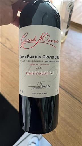 Vin Rouge sec Cuv%c3%a9e d%27Exception Maison Johanes Boubée 2021 France Bordeaux Saint-Émilion Grand Cru Grand Cru