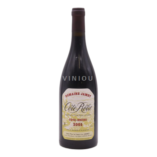 Vin Rouge sec Côte Brune Jamet 2005 France Vallée du Rhône Côte-rôtie