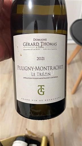 Bourgogne Puligny-Montrachet Domaine Gérard Thomas & Filles Le Trézin 2021