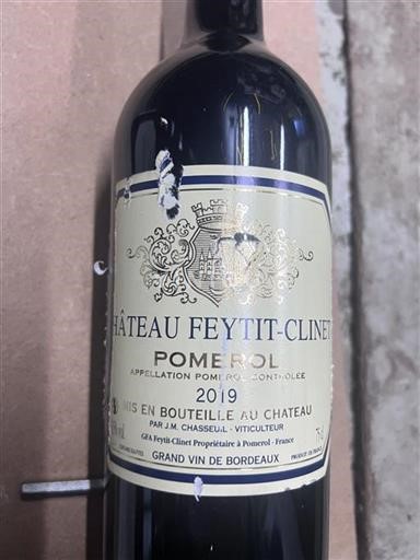 Bordeaux Pomerol Château Feytitclinet 2019