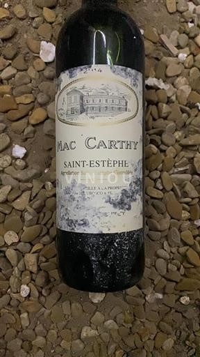 Bordeaux Saint-Estèphe Mac Carthy 2014