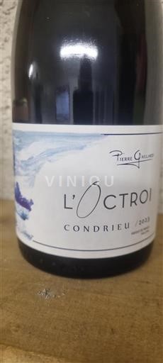 Vin Blanc sec L'Octroi Pierre Gaillard 2023 France Vallée du Rhône Condrieu AOC