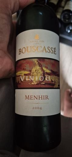 Sud-Ouest Madiran Château Bouscassé Menhir 2004