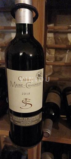 Burdeos Lalande-de-Pomerol Maine Chaigneau JS 2018